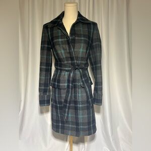 Vintage Gap Wool blend belted trench coat | XS